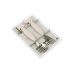 Done by Deer Κουταλι και Πηρουνι Deer Friends Sand  12M+ 2 τεμ BR79506