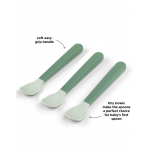 Done by Deer Κουταλια Με Εργονομική Λαβή Από Πλαστικό Green +0μ 3 τεμ BR79509