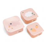 Done by Deer Δοχείο Αποθήκευσης Snack tiny farm powder 3 τεμ 240ml- 370ml- 540ml BR79519