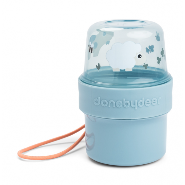 Done by Deer Δοχείο Αποθήκευσης Snack tiny farm blue 150ml & 150ml BR79522