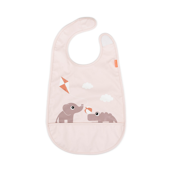 Done by Deer Σαλιάρα Με Βέλκρο Playground Powder BR79523