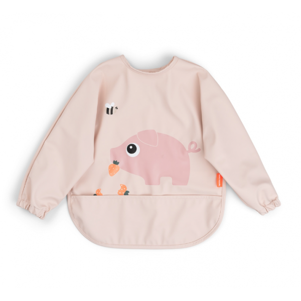 Done by Deer Σαλιάρα μακρύ μανίκι tiny farm powder BR79531