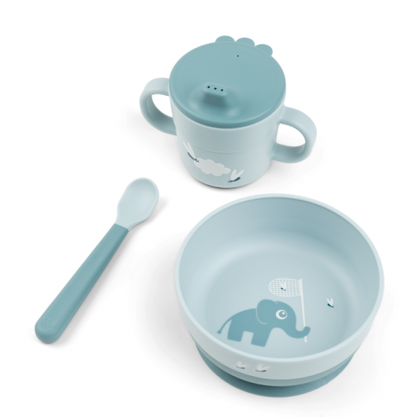 Done by Deer Σετ Φαγητού elphee blue +0μ 3τεμ BR79540