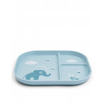 Done by Deer Δίσκος Από Πλαστικό Με Χωρίσματα Elphee Blue BR79543