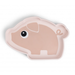 Done by Deer Πιάτο Από Σιλικόνη stick&stay pigee powder BR79546