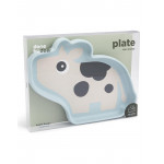 Done by Deer Πιάτο Από Σιλικόνη stick&stay Dotti Blue BR79547