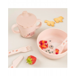 Done by Deer Ποτήρι Εκπαιδευτικό Με Λαβές 215ml Tiny Farm Powder 0m+ BR79556