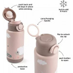 Done by Deer Παιδικό Παγούρι Θερμός Non Spill Ροζ 340ml BR79729