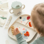 Done by Deer Δίσκος Από Πλαστικό Με Χωρίσματα Celebration Sand BR90006