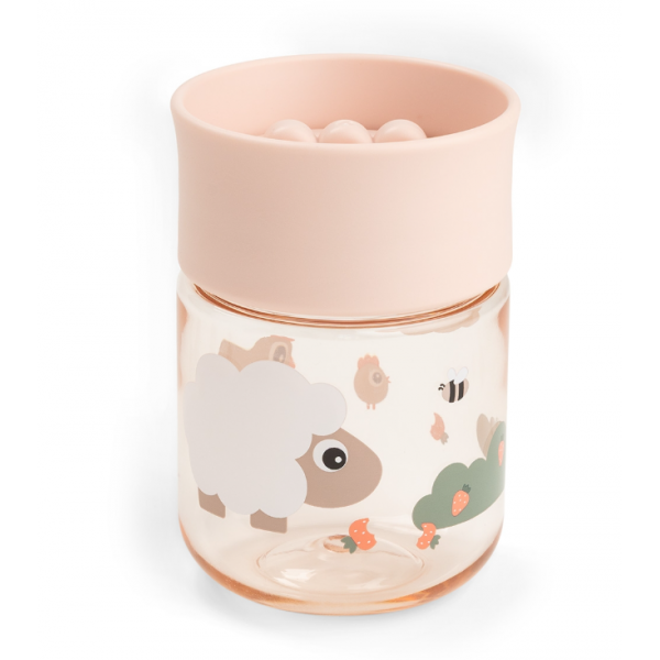 Done by Deer Εκπαιδευτικό Ποτήρι 360° Tiny Farm Powder 260ml BR90019