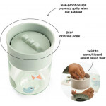 Done by Deer Εκπαιδευτικό Ποτήρι 360° Tiny Farm Green 260ml BR90021