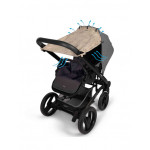 Dooky Ηλιοπροστασία καροτσιού UPF50+ Romantic Leaves Μπεζ DK-126712