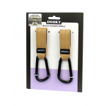 Dooky Γάντζος καροτσιού 2 τμχ Καφέ DK-5027002