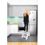 DreamBaby Παιδικό Σκαλοπάτι Βοηθητικό Διπλό Toddler&Me Grey BR76827