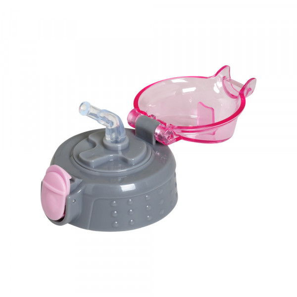 eco life Aνταλλακτικό Πώμα για Kids Thermos Ροζ 300ml 5208009000303