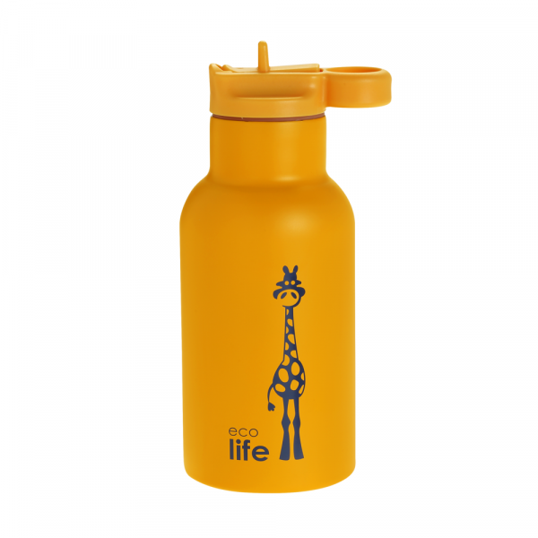 eco life Θερμός 350ml Kids Animals Giraffe 5208009002437 eco life Θερμός 350ml Kids Animals Giraffe 5208009002437