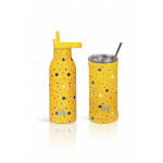 eco life Θερμός 550ml Με Εσωτερικό Καλαμάκι Dots In Yellow 5208009004875 eco life Θερμός 550ml Με Εσωτερικό Καλαμάκι Dots In Yellow 5208009004875