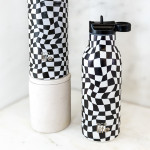 eco life Θερμός 550ml Με Εσωτερικό Καλαμάκι Black & White 5208009004882 eco life Θερμός 550ml Με Εσωτερικό Καλαμάκι Black & White 5208009004882