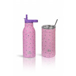 eco life Pink Dandellion Thermos 550ml Με Εσωτερικό Καλαμάκι 5208009004905 eco life Pink Dandellion Thermos 550ml Με Εσωτερικό Καλαμάκι 5208009004905