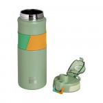 eco life Θερμός 500ml Με Λαβή Σιλικόνης Green 5208009005100 eco life Θερμός 500ml Με Λαβή Σιλικόνης Green 5208009005100