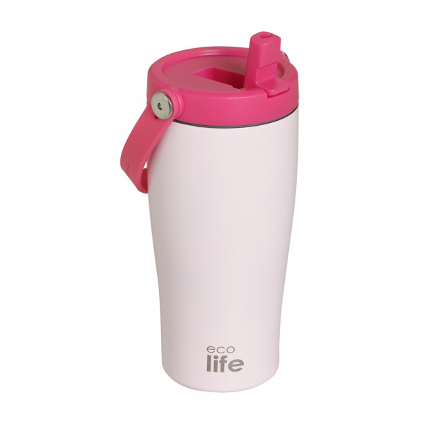 eco life Ποτήρι Θερμός Mini Tumbler Pink 600ml  5208009005032