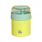 eco life Θερμός Food Jar 450ml Yellow  5208009005056