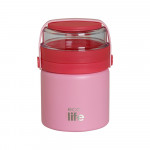eco life Θερμός Food Jar 450ml Pink 5208009005063