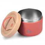 eco life Στρογγυλό Θερμός Φαγητού 650ml Κοραλλί 5208009004943 eco life Στρογγυλό Θερμός Φαγητού 650ml Κοραλλί 5208009004943