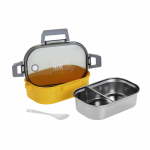 eco life Φαγητοδοχείο Yellow 900ml Με Χώρισμα 5208009002314 eco life Φαγητοδοχείο Yellow 900ml Με Χώρισμα 5208009002314