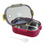 eco life Φαγητοδοχείο Deep Rose 900ml Με Χώρισμα 5208009002291 eco life Φαγητοδοχείο Deep Rose 900ml Με Χώρισμα 5208009002291