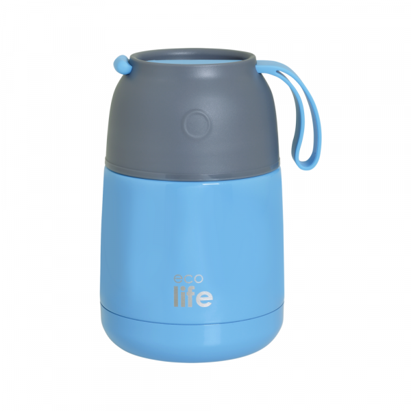eco life Θερμός Φαγητού 450ml Baby Blue  5208009000389