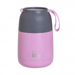 eco life Θερμός Φαγητού 450ml Baby Pink 5208009000372