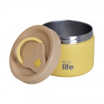 eco life Στρογγυλό Θερμός Φαγητού 650ml Κίτρινο 5208009003601 eco life Στρογγυλό Θερμός Φαγητού 650ml Κίτρινο 5208009003601