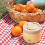 eco life Στρογγυλό Θερμός Φαγητού 650ml Κίτρινο 5208009003601 eco life Στρογγυλό Θερμός Φαγητού 650ml Κίτρινο 5208009003601