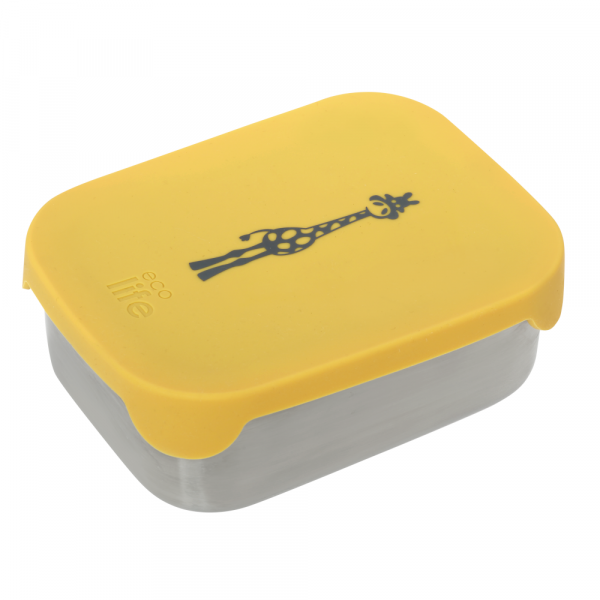 eco life Ανοξείδωτο Φαγητοδοχείο Με Χώρισμα 800ml Giraffe 5208009003168