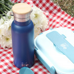 eco life Φαγητοδοχείο 1Lt  3 Θέσεων Γαλάζιο 5208009003175