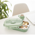 eco life Φαγητοδοχείο 1Lt  3 Θέσεων Πράσινο 5208009003199