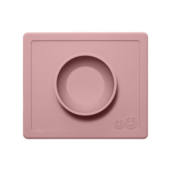 Ezpz Εκπαιδευτικό μπολ 24+ μηνών Happy Bowl - Blush HB-B7612U