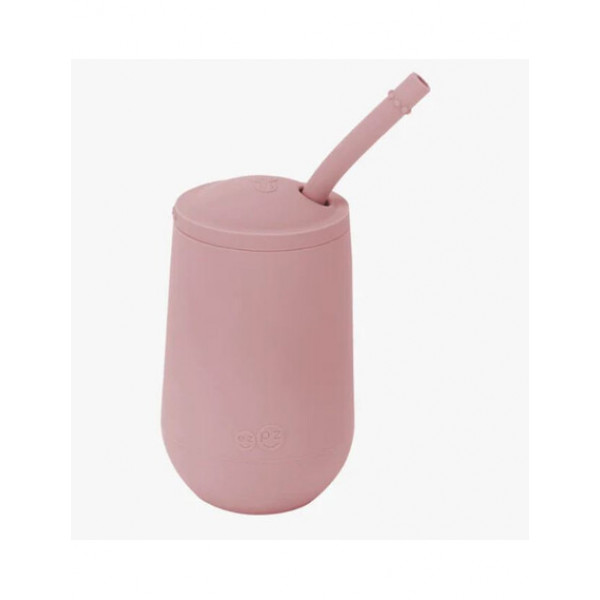 Ezpz Ezpz Εκπαιδευτικό ποτήρι 24+ μηνών HappyCup + καλαμάκι Blush HC-B7612U