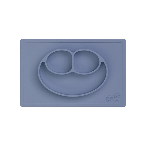 Ezpz Εκπαιδευτικό πιάτο 24+ μηνών Happy Mat Indigo HM-I2159U