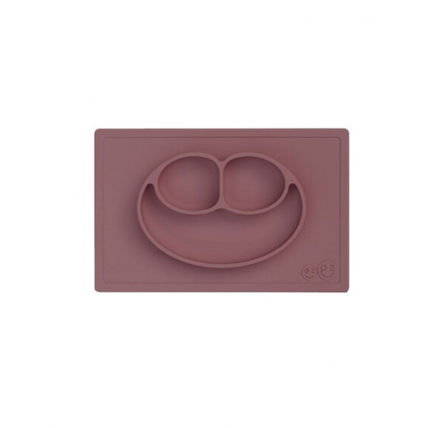 Ezpz Εκπαιδευτικό πιάτο 24+ μηνών Happy Mat Mauve HM-M4985U