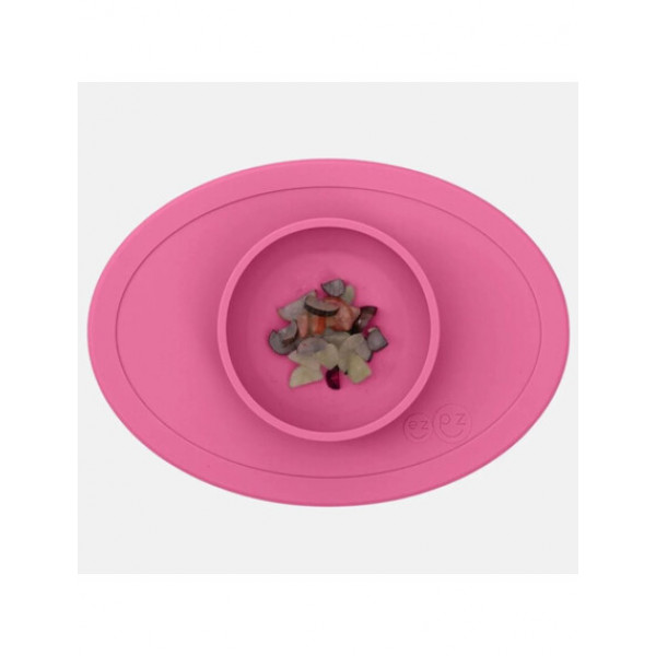 Ezpz Εκπαιδευτικό μπολ 4+ μηνών Tiny Bowl Pink TB-P7424U