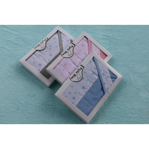 Figlio Bino Σετ Πετσέτες Λουτρού-Χειρός Κεντημένη 100-07