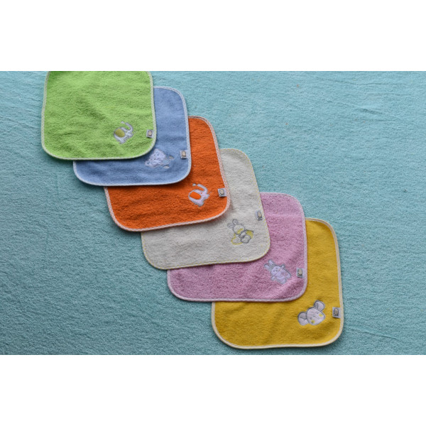 Figlio Bino Πανάκι Πετσετέ κεντημένο χρωματιστό 25-05