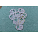 Figlio Bino Σαλιάρα μπουρνουζέ με κρατς κεντημένη 50-03