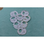 Figlio Bino Σαλιάρα μπουρνουζέ με κρατς κεντημένη 50-03