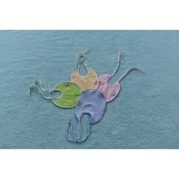 Figlio Bino Σαλιάρα μπουρνουζέ μονή χωρίς κέντημα στρογγυλή 50-22