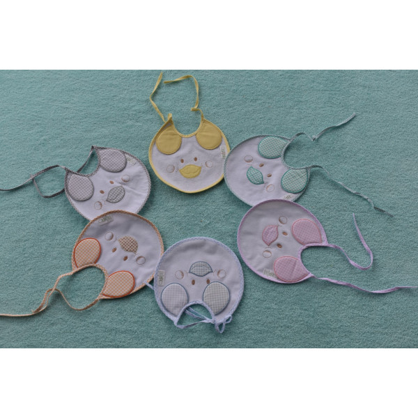 Figlio Bino Σαλιάρα πλαστική Φάτσα με αυτιά 50-50