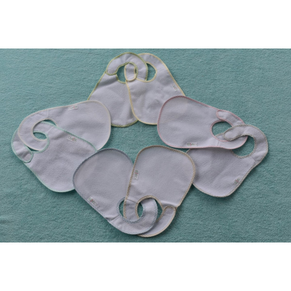 Figlio Bino Σαλιάρα πλαστική με κρατς χωρίς κέντημα 50-51