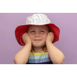 FlapJackKids Kids’ Colouring Sun Hat Medium 3-4year – Bunny FJKCS906M